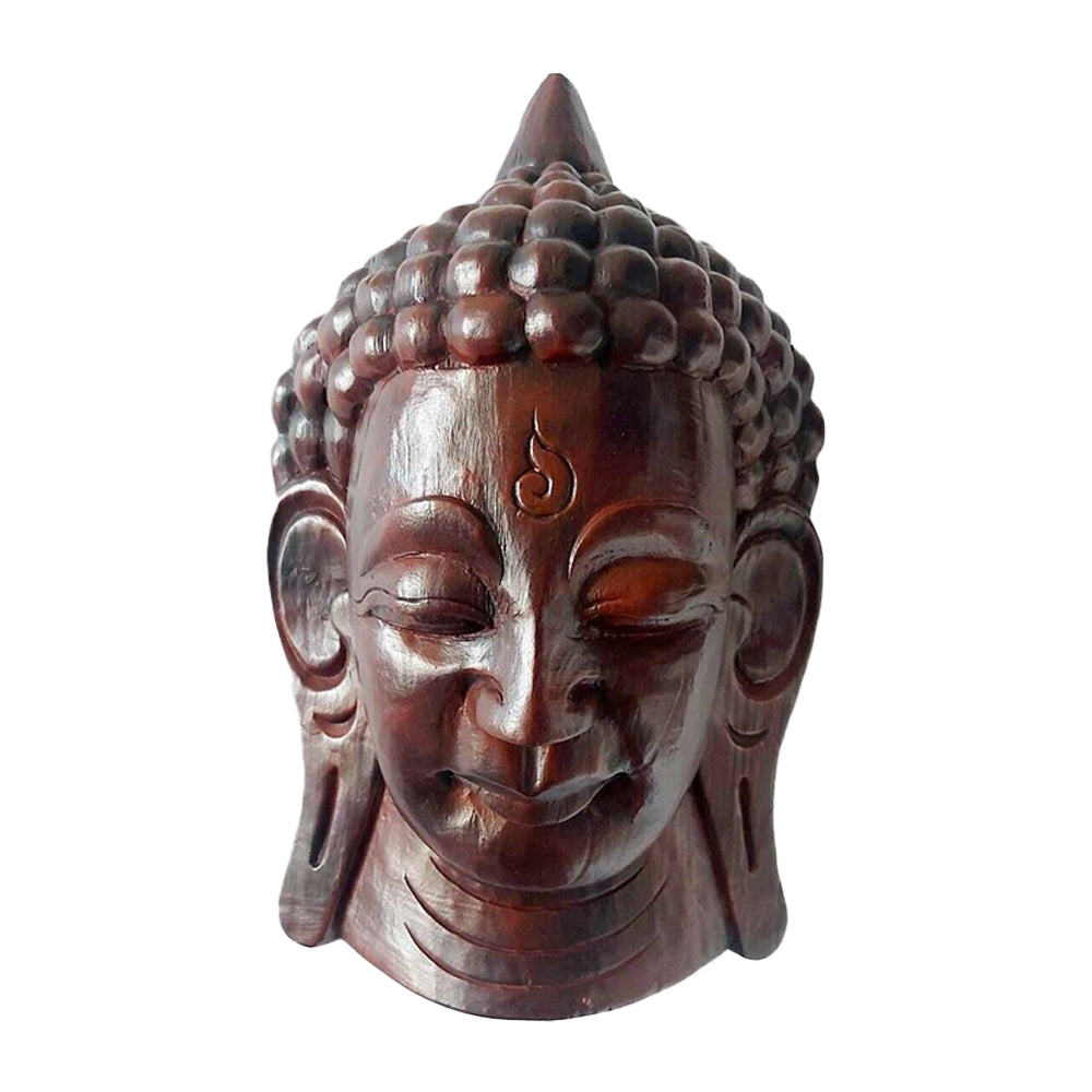 Handcrafted Buddha Wooden Mask | Wall Hanging | Handicraft