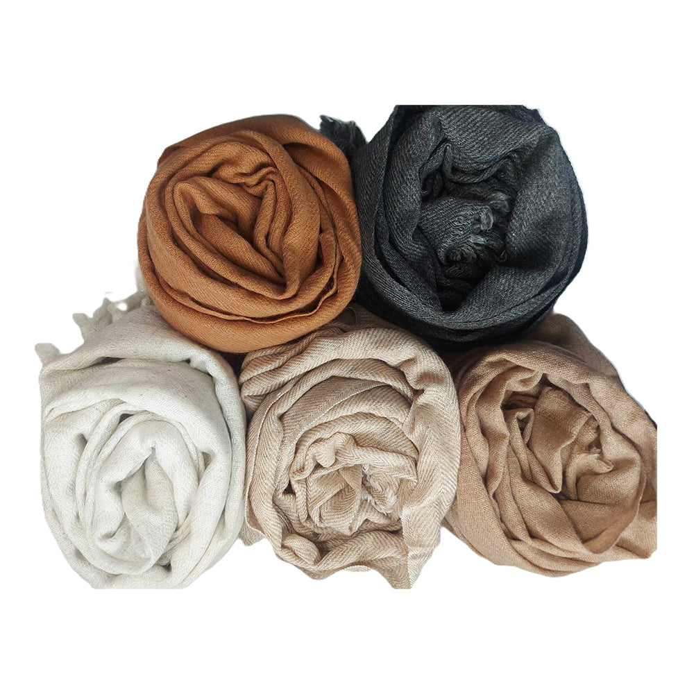 White Cashmere Scarf | Shawl | Wrap | Muffler | Handmade