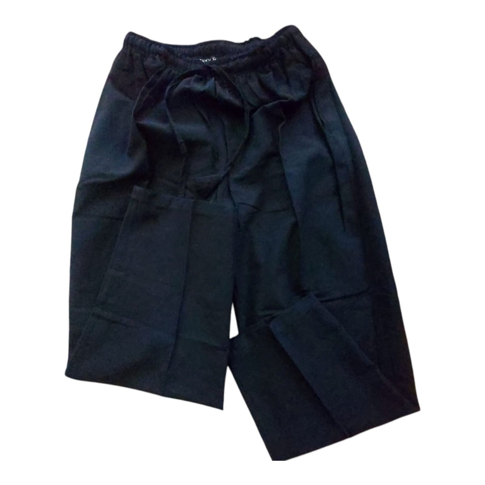 Black Hemp Trouser | Pant | THC Free | Unisex | 55% Hemp | 45% Cotton
