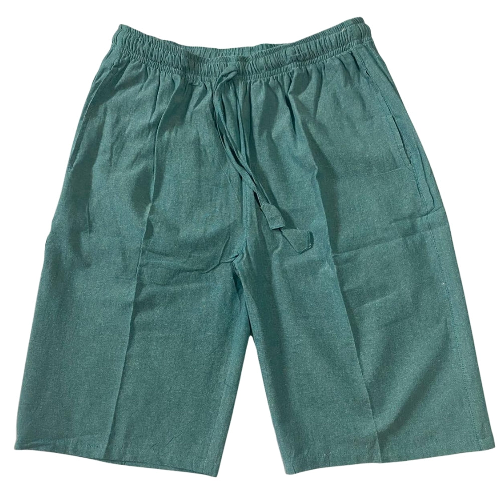 Green Hemp Shorts| Pant | THC Free | Unisex | 55% Hemp | 45% Cotton