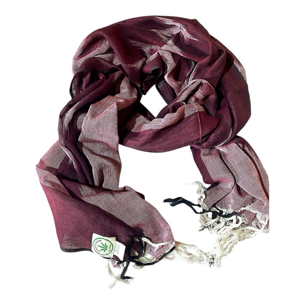 Hemp Scarf | Shawl | Wrap | Muffler | Hemp 55% Cotton 45% | THC free