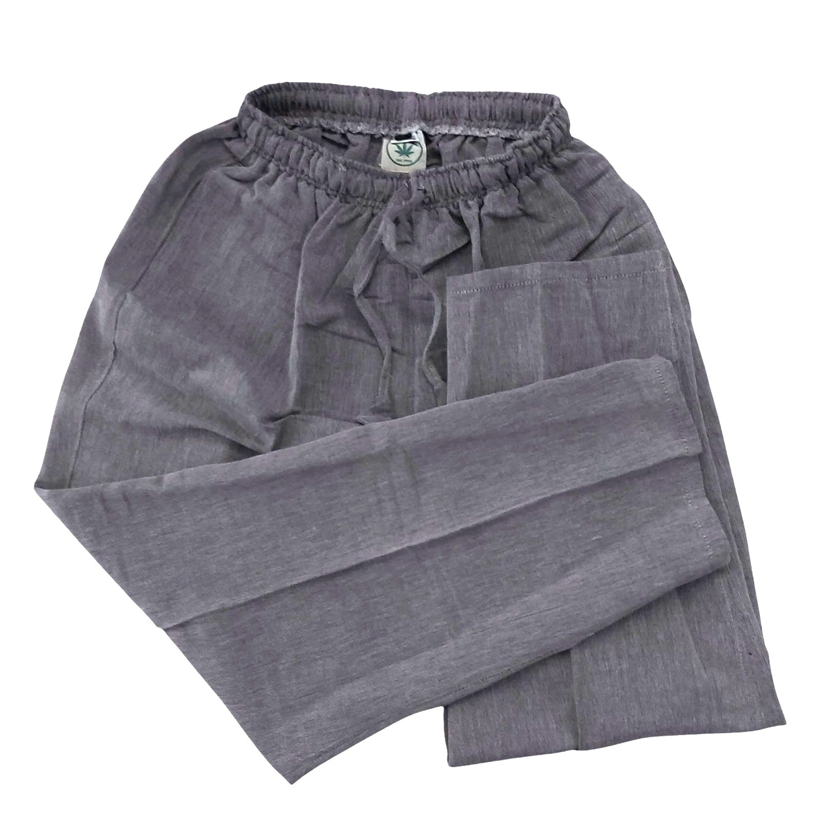 Grey Hemp Trouser | Pant | THC Free | Unisex | 55% Hemp | 45% Cotton