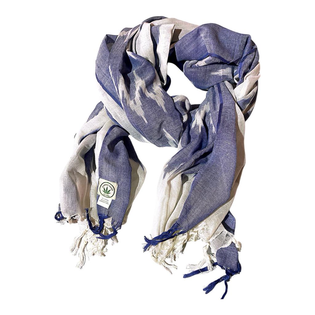 Hemp Scarf | Shawl | Wrap | Muffler | Hemp 55% Cotton 45% | THC free