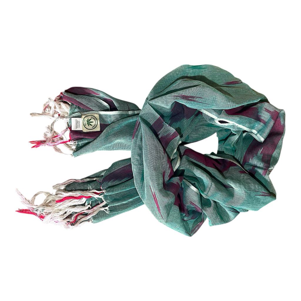 Hemp Scarf | Shawl | Wrap | Muffler | Hemp 55% Cotton 45% | THC free