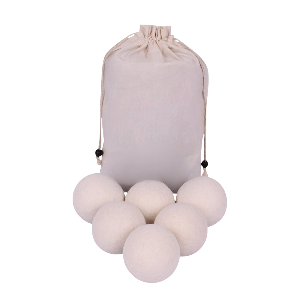 6 x 1 Bag Felt | Wool | Merino Drying Ball | Washing Machine | Cloth Dryer