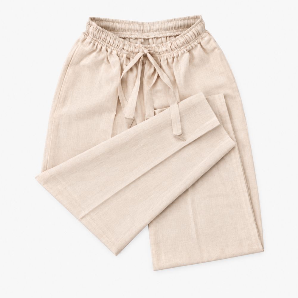 Off-White Hemp Trouser | Pant | THC Free | Unisex | 55% Hemp | 45% Cotton