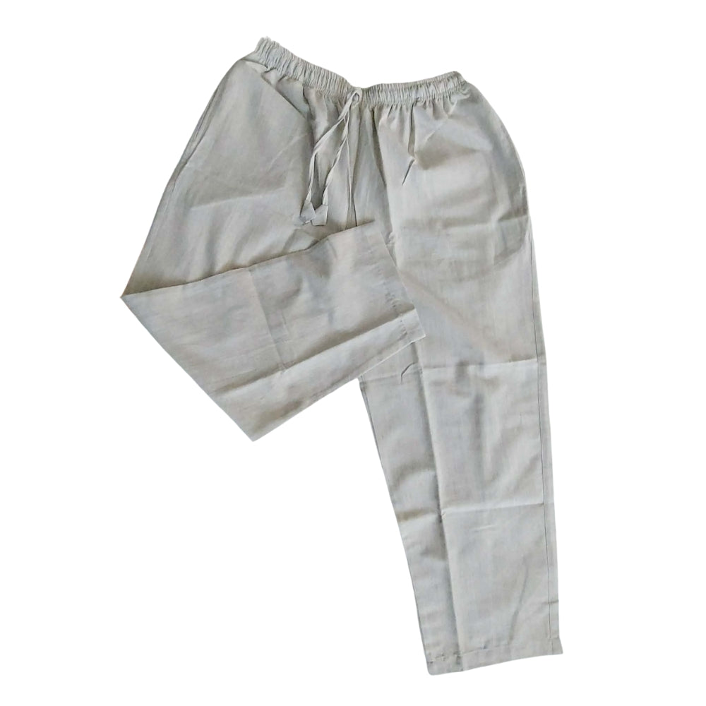Light Grey Hemp Trouser | Pant | THC Free | Unisex | 55% Hemp | 45% Cotton