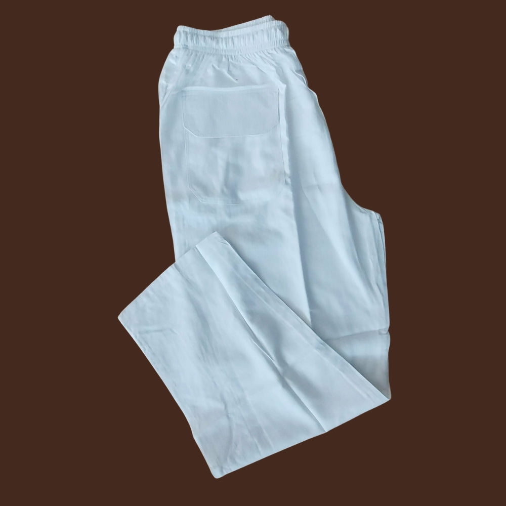White Hemp Trouser | Pant | THC Free | Unisex | 100% Hemp
