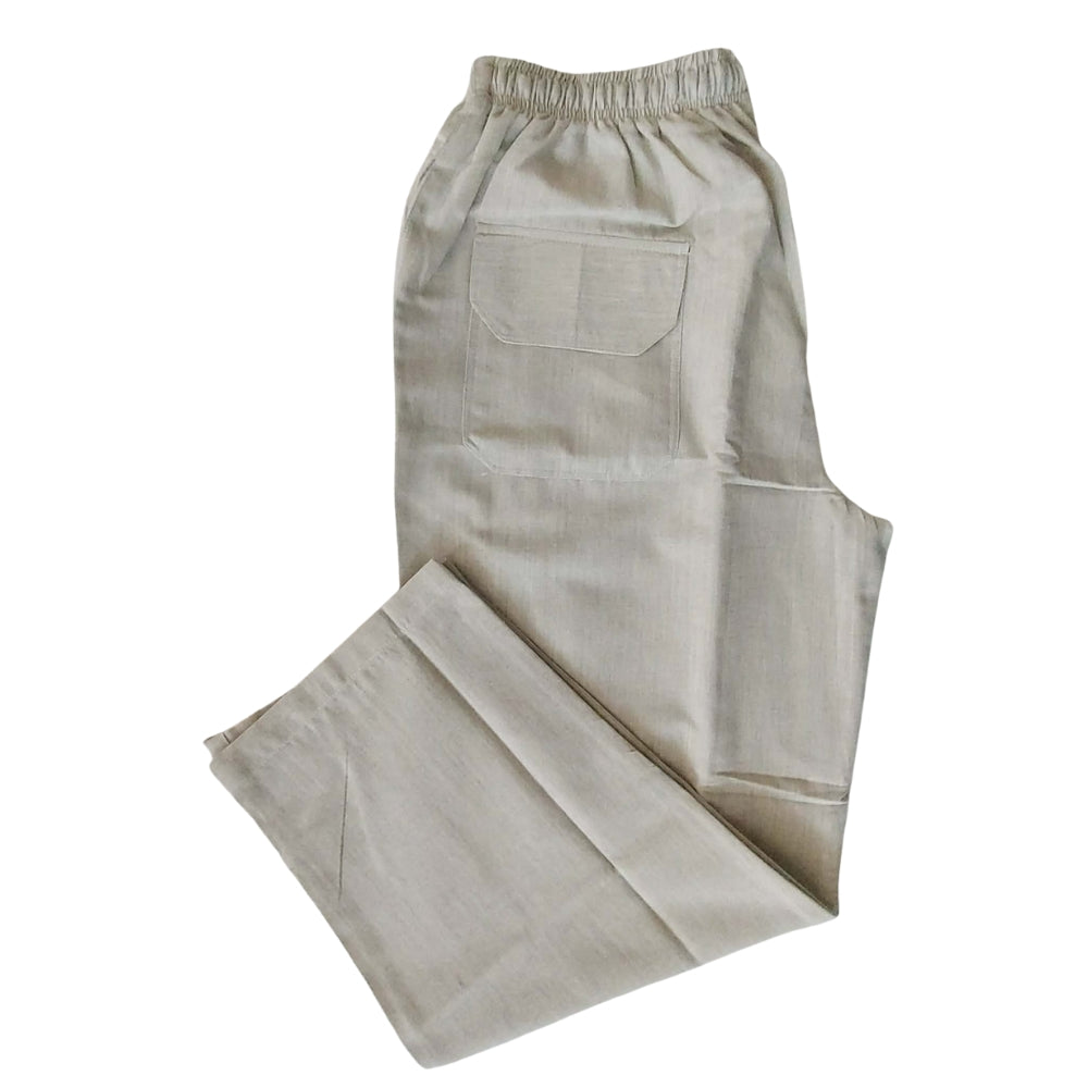 Light Grey Hemp Trouser | Pant | THC Free | Unisex | 55% Hemp | 45% Cotton