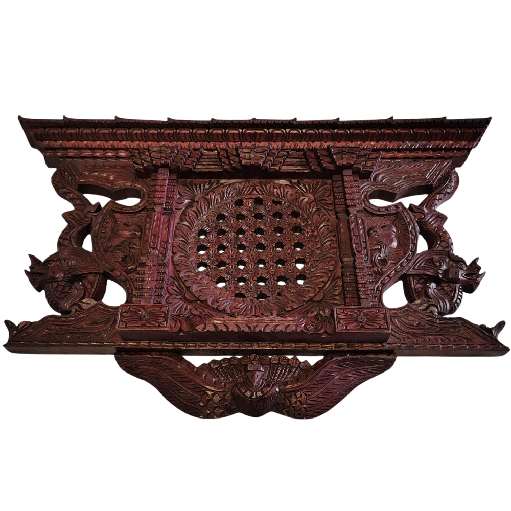 Aankhi Jhyal | Handcrafted Wooden Window Frame | Wall Hanging | Decor | Size 610 x 305mm