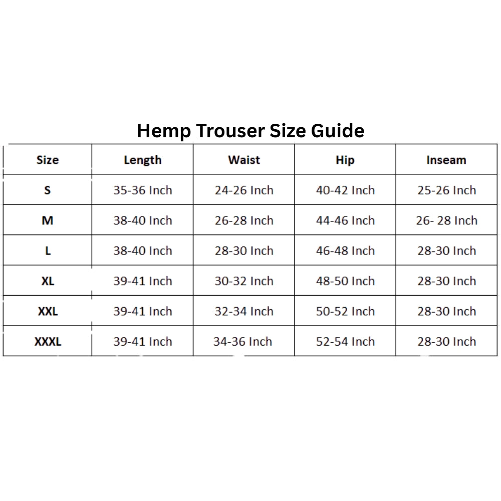 Light Green Hemp Trouser | Pant | THC Free | Unisex | 55% Hemp | 45% Cotton